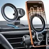 Miracase Handyhalterung Auto für Magsafe Autohalterung - Handy Halterung Auto Magnet mit 20 N55 Magneten, Universale Handyhalter Auto, 360°Drehbar & Stabil, Kompatibel mit MagSafe & alle Smartphones