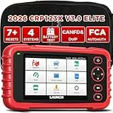 LAUNCH CRP123X V3.0 Diagnosegerät Profi OBD2 Scanner für alle Autos & Marken - 4-System-Diagnose mit Reset: EPB DPF Öl-Service, SAS/BMS Batterietest VIN-Auslesen INKL LEBENSLANGEN KOSTENLOSEN Updates