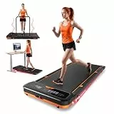 4 in 1 Walking Pad mit 7% Steigung, Laufband für Zuhause mit LED, leises Unter Schreibtisch Laufband, Platzsparend Faltbar,bis 136kg