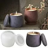 Silikonform Kerzenhalter,Gießformen Silikon,Silikonform Kerzenhalter Mit Deckel,DIY Kerzen Formen,Kerzenform Silikon,Kerzenformen Zum Gießen Set