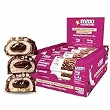 MaxiNutrition Creamy Core Bar Dark Chocolate Coconut, 12x45g Filled-Protein-Riegel, 29% Eiweißgehalt 13 g je Riegel, low Sugar (0,5 g), ohne Zuckerzusatz, ohne künstliche Aromen