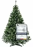 4smile künstlicher Weihnachtsbaum 150 cm – Pflegeleicht Preiswert Festlich – Tannenbaum künstlich – Überzeugend für 10 Jahre