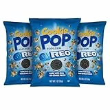 Cookie Pop O reo 3er Pack – Süßes Popcorn mit echten O reo-Keksstücken | USA-Import | Knusprig, cremig & einzigartig | Perfekt für Filmabende & Partys