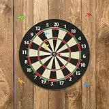KEAGAN Holzmaserung Dartscheibe Wandschutz Surround Wandschutz Filz Wandschutz Dart Selbstklebend Gespleißt Wand Surround Board Schutz um Dartscheibe Backing Kork Board