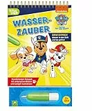 PAW Patrol Wasserzauber - einfach mit Wasser malen: Malbuch mit nachfüllbarem Wassertankstift für Kinder ab 3 Jahren