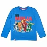 LEGO Ninjago Langarmshirt Jungen (Blau 2, 140)