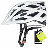 uvex i-vo cc - Leichter Allround-Helm für Damen und Herren - individuelle Größenanpassung - erweiterbar mit LED-Licht - White matt - 52-57 cm