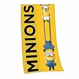 Herding Minions 2 Velourstuch, Baumwolle, Mehrfarbig, 75 x 150 cm