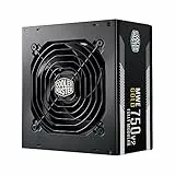 Cooler Master MWE 750 Gold V2, Modulares PC-Netzteil (EU-Stecker), 80 Plus Gold, 750 Watt Netzeil mit Flachkabel, 120mm HDB-Lüfter, Temperaturschwelle 50˚C