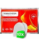TerraTherm Fußwärmer Pads luftaktiviert - 8h warme Füße - 5, 10 oder 30 Paar - 100% natürliche Wärme - Wärmepads Füße - 10 Paar