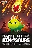 Unstable Games, Happy Little Dinosaurs, Grundspiel, Partyspiel, Kartenspiel, 2-4 Spieler, Ab 8+ Jahren, 30-60 Minuten, Deutsch, Mehrfarbig, Bunt