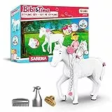 CRAZE Bibi und Tina Spielzeug Styling Sabrina Kinder Spielset Reiterhof Zubehör Box für Spielfiguren Pferde Spielzeug für Mädchen & Jungen Spiele ab 3 Jahre 25918