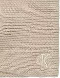 Calvin Klein Damen CK FINE Rib Twist Stirnband, Braun (Chateau Gray), Einheitsgröße