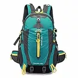 Lixada 40 l wasserdichter Reiserucksack für Camping, Wandern, Laptop, Tagesrucksack, Trekking, Klettern für Damen und Herren, seeblau