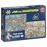 Jan van Haasteren - Wie Man Nicht bastelt - 2x1000 Teile Puzzle - Puzzle für Erwachsene