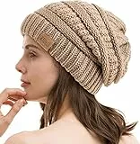 REDESS Slouchy Beanie Mütze für Herren und Damen Winter Warm Chunky Soft Oversized Zopfstrickmütze