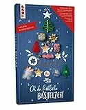 Adventskalender Oh du fröhliche Bastelzeit: 24 Türchen voller stylischer Bastelideen für die Weihnachtszeit und passendes Material. Mit Anleitungsbuch. Adventskalender ca. 50 cm x 30,8 cm x 3,5 cm