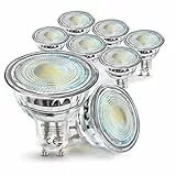 Mastery Mart GU10 LED Lampe, 4.5W Ersetzt 50W Glühbirne 345 Lumen 5000K Tageslichtweiß LED Leuchtmittle Abstrahlwinkel 38°, Nicht Dimmbar Reflektorlampen, 6er-Pack