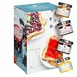Corasol Premium Frühstück-Adventskalender mit Marmeladen & Konfitüren, Fruchtaufstriche im Glas (720 g)