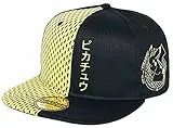Bioworld Pokémon - Block Pikachu Snapback, Schwarz (Black Black)