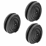 SHINEOFI 3 Rollen Hosenaufkleber Beidseitig Kein Nähendes Saumband Patch-jeans Nahtband Aufbügeln Saumband Aufbügeln Saumband Für Gardinen Hosenmundpaste Stoff Klebeband Polyester Crimpen