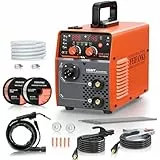 FEIFANKE Gasloser MIG Schweißer 240V 145A Schweißgerät MIG MAG 4 in 1 gaslos MIG/MIG/MMA/Lift WIG Schweißgerät Inverter Synergy IGBT Geeignet für 1,0-4,8 mm Kohlenstoffstahl und Eisen