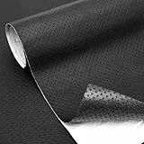 LOMUG Kunstleder Selbstklebend 40x160cm Atmungsaktive Lochung Leder Reparatur Flicken, Wasserdicht Leder Reparatur Patch Selbstklebend PU Lederreparaturband für Sofas Autositze Handtaschen Möbel
