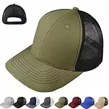CWENDANER Unisex Baseball Mütze, Mesh Trucker Cap, Damen und Herren Kappe, Netzstoff Verstellbare Baseball Cap, Trucker Herren, Einheitsgröße, Für Sport Reisen Drauße