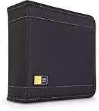 Case Logic CD/DVD Wallet Aufbewahrungstasche für 32 CDs/DVDs (oder 16 inkl. Booklet) schwarz