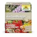 Neudorff Azet GartenDünger – Bio Gartendünger fördert die Blühkraft und reiche Ernte aller Gartenpflanzen mit natürlicher Sofort- & Langzeitwirkung, 5 kg