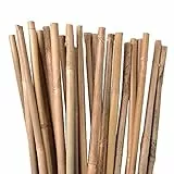 Bambusstäbe 120 cm, Rankstäbe, Pflanzenstäbe aus Bambus Natur 100er Set