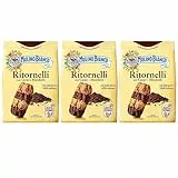 MULINO BIANCO Ritornelli - Italienische Kekse mit Kakao und Mandeln 700g (Ritornelli, x3)
