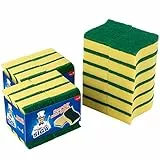 MR.SIGA Putzschwamm Spülschwamm Küchenschwamm Zweiseitig Reinigungsschwamm Fleckenentferner Scheuerschwamm, 24 Stück, Größe: 11 x 7 x 3cm