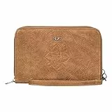 Roxy Damen Wristlet, Back in Brooklyn-Camel
