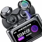 ZYHKON In Ear mit Touchscreen, 48H Spielzeit Mini Kopfhörer mit HiFi Sound/5 EQ-Modi/ENC Noise Cancelling