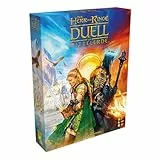 Repos Production - Der Herr der Ringe: Duell um Mittelerde Brettspiel - Strategisches Brettspiel für 2 Spieler - Erstellt von Antoine Bauza und Bruno Cathala - Ab 10 Jahren, 30 Minuten Spielzeit