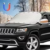 Frontscheibenabdeckung Auto,Frostschutz Auto Frontscheibe Ultra-Dick Scheibenabdeckung Winter Groß Abdeckung Windschutzscheibe Auto 10 Magnetische Windschutzscheibenschutz Auto für SUV LKW Auto
