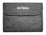 Tatonka Geldbörse Euro Wallet - Klettverschluss-Geldbeutel mit 5 Kreditkarten-Steckfächern, Geldscheinfach und RV-Fach für Münzgeld - 10 x 14 x 2 cm - Off-Black