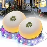 ELLASAY Camping Lichterkette,Außenlichterketten mit 8 Beleuchtungsmodi,Langlebig und Wasserdicht,USB-Ladung - 9M Tragbare Campinglampe für Camping,Garten und Weihnachtsdeko 2Pack