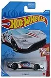 Hot Wheels Ford GT Auto im Maßstab 1:64, weiß, 10,2 x 17,8 x 5,1 cm, ab 3 Jahren