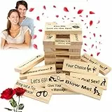 Audasi 48 Stück Stapelspiel aus Holzblöcken for Paare Verführerische Freches Blockturm Spiel Für Erwachsene Erotikspiele Sex Spiele Für Paare-Spiel Zum Valentinstag Paarspiele for Erwachsene