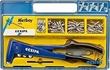 GESIPA | Nietenzange Set Nietboy NTS inkl. 100 Blindnieten Ø 4mm im Koffer | Passend für Blindnieten Ø 2,4, 3,2, 4,0, 4,8 und 5,0mm | Kaufe Nietzange Blindnietzange Popnietenzange Blindnietenzange…