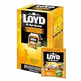 LOYD - HORECA Schwarztee Citrus – 20 Einzelverpackte Teebeutel - Premium Qualität, Hochwertiger Schwarzer Tee mit Zitrusnoten für Gastronomie, Hotel & Restaurant, Erfrischend & Aromatisch - 40g
