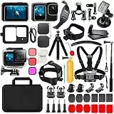 Zubehör für GoPro Hero 13 Black, THAKOI Wasserdichtes Gehäuse Schnorcheln Zubehör Outdoor Sportzubehör täglichen Schutz, Zubehör Set Kit Bundle für GoPro Hero 13