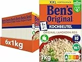 BEN'S ORIGINAL™ Kochbeutel 10 Minuten Original Langkornreis 6x1kg