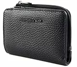 Mandarina Duck Damen Mellow Leather Wallet Reisezubehör-Brieftasche, Schwarz