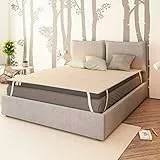 Baldiflex Emporio Corrector Matratzenauflage aus Memory-Schaum, 75 x 190 cm, Höhe 6 cm, mit hypoallergenem Bezug, atmungsaktiv, weich