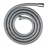 hansgrohe Metaflex - universal Duschschlauch 1,60 m, mit Verdrehschutz, flexibler Brauseschlauch mit Knickschutz, inkl. Dichtungsringe, Chrom