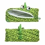 ZIPIT Dino Federmäppchen für Jungen, Großes Mäppchen für die Schule, Monster Etui für Kinder, Federmappe Grün