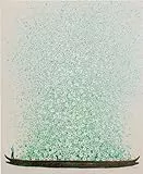 Kare Design Leinwandbild Flower Boat, Beige/Grün, Gemälde, Pastellfarben, Asia-Stil, buntes Wandbild, Canvas-Leinwand, handgemalte Details mit Acrylfarbe, Abstrakt, Modern, Wohnzimmer, 100x80x3,5cm